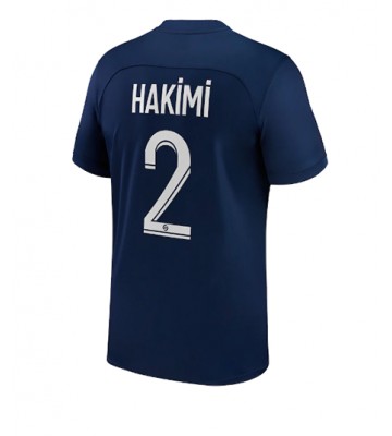 Paris Saint-Germain Achraf Hakimi #2 Hjemmedrakt 2022-23 Kortermet